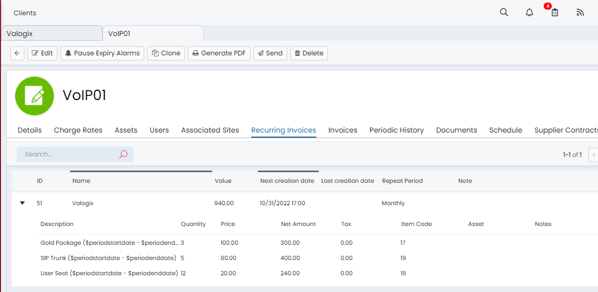 How To Synchronize HaloPSA Contracts – Datagate - Help Centre